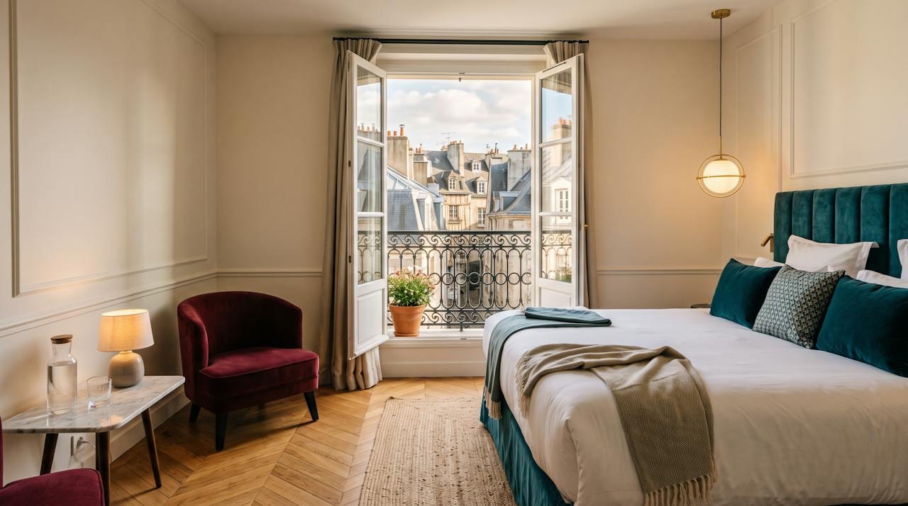 Chambre Supérieure avec balcon — la chambre Supérieure et son balcon